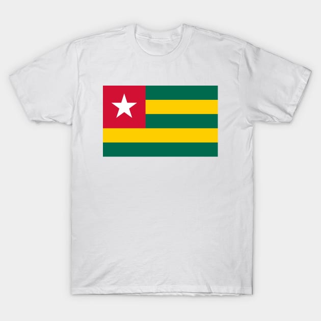 Flag of Togo T-Shirt by COUNTRY FLAGS